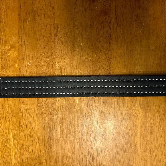 Punk Rock Leather Studded Belt size 40 - Picture 8 of 8